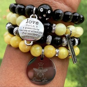 Handmade Bracelet- I Beez In The Trap